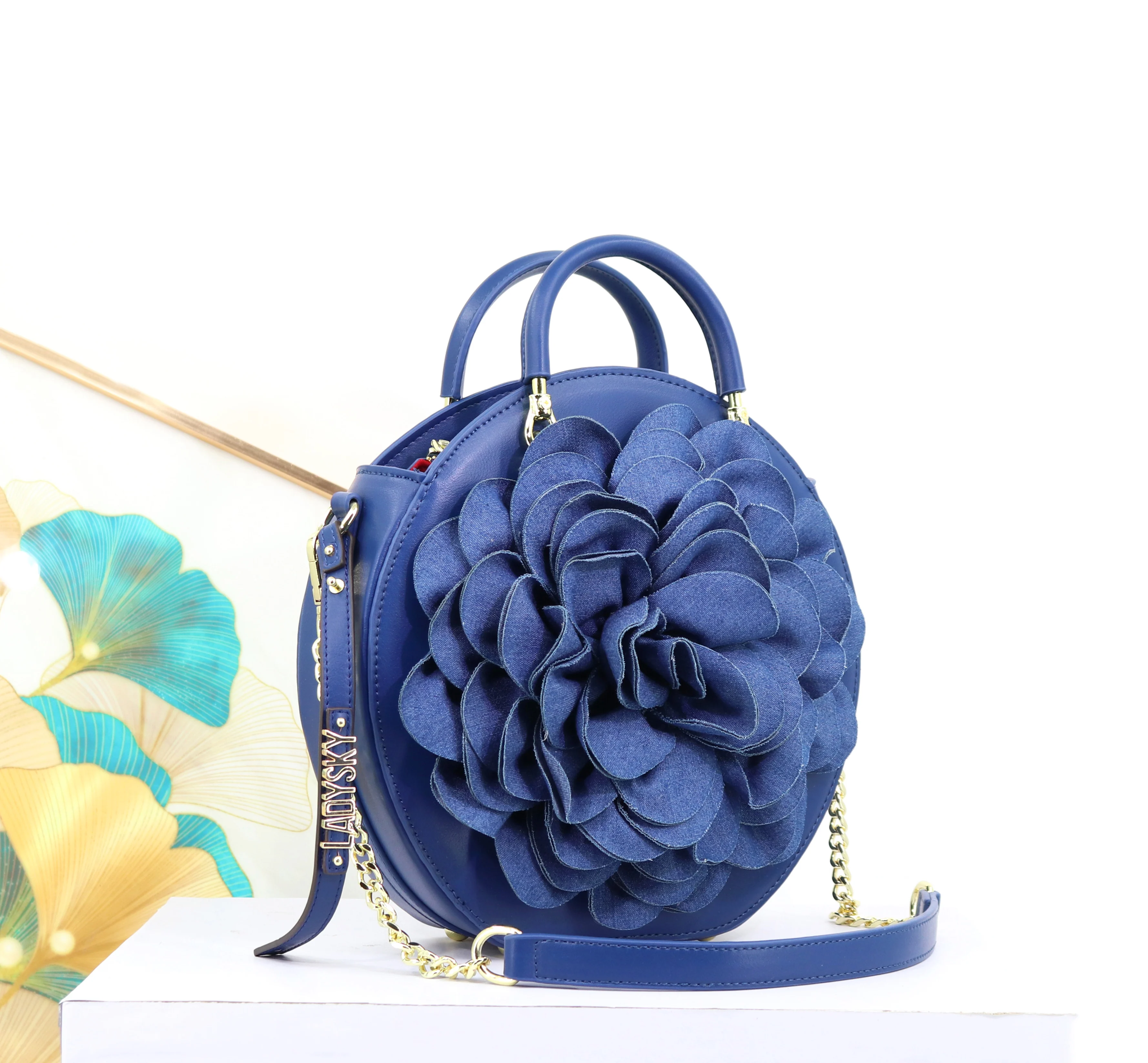 

Качественная женская сумка, круглая и однотонная цветочная сумка с текстурой, женская сумка, роскошная сумка через плечо для девочек с индивидуальной настройкой, металлическая буква