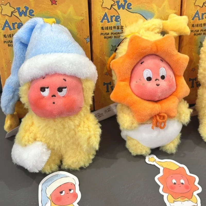 Genuíno pré-venda somos cintilantes serise pingente caixa cega kawaii genuíno misterioso surpresa caixa figura dos desenhos animados presente brinquedos