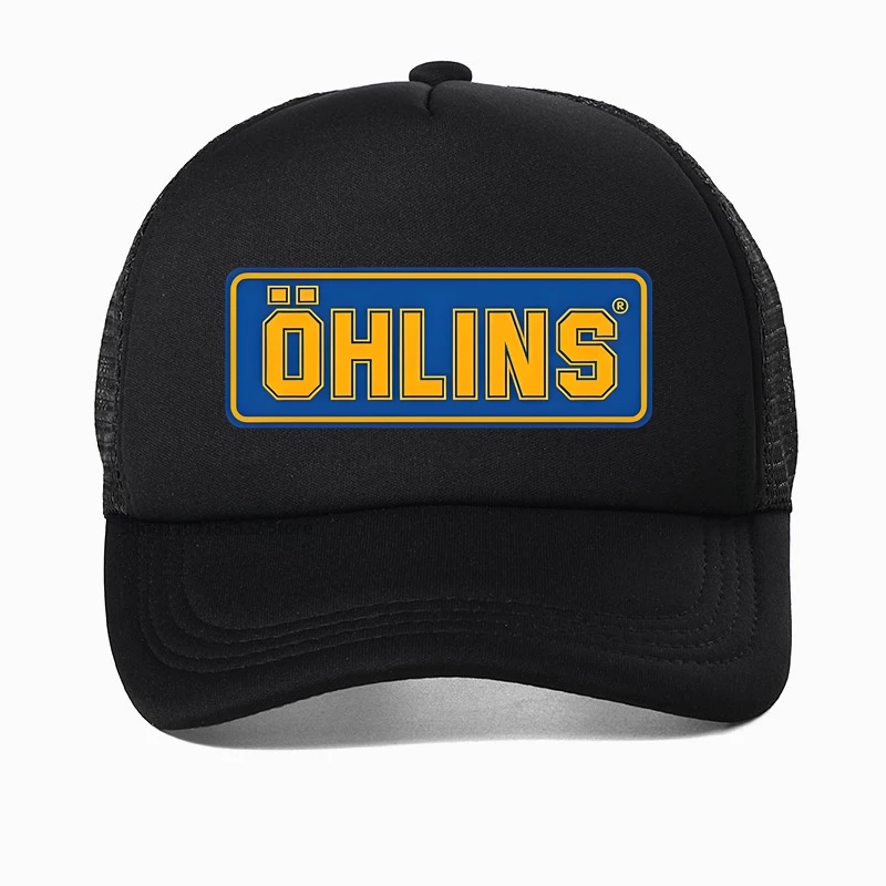 

Ohlins Suspension hat Summer Fashion cool Caps Adjustable Hat Summer Unisex Mesh breathable Trucker Hats