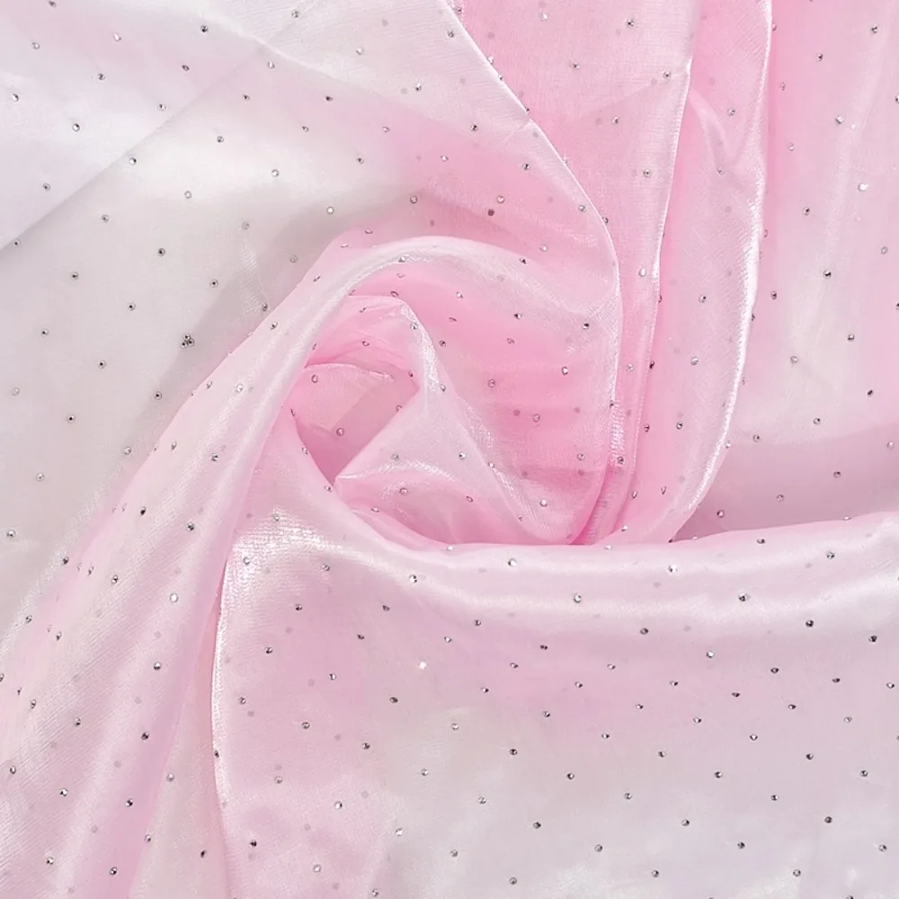 

High-value Diamond Streamer Yarn Clothing Accessories Flower Baking Packaging Silk Cloth Handmade Mesh Material