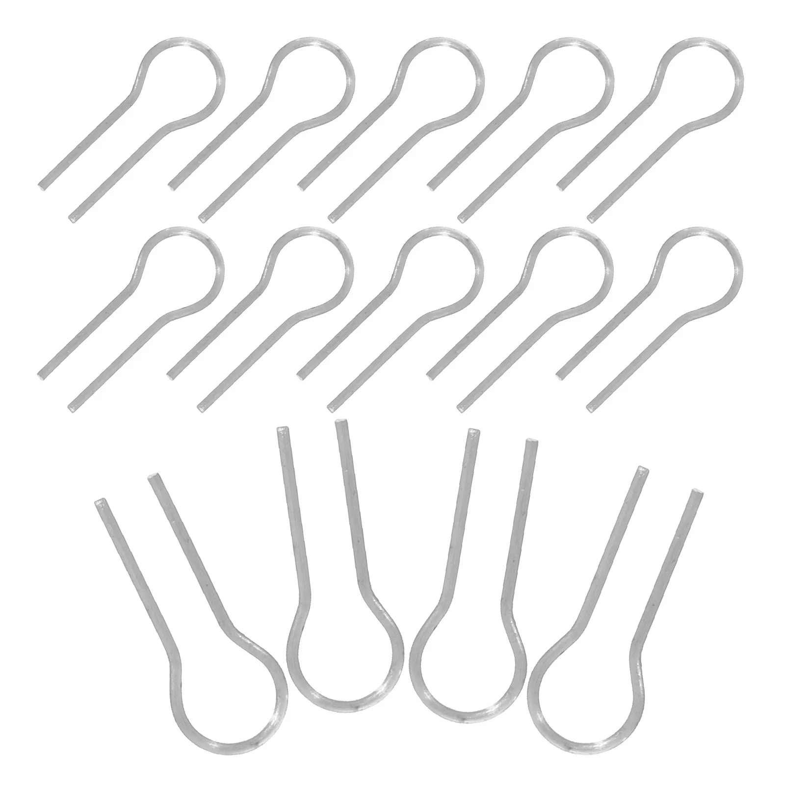 

100Pcs R-Shaped Hanging Burn Needles Heat Resistant Tungsten Wire Kiln Tools for Pottery Jewelry DIY Ceramic Firing Supplies