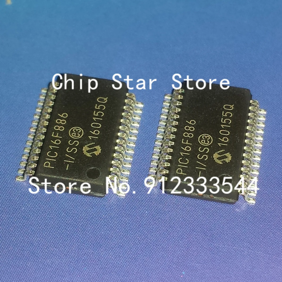 5-100pcs  PIC16F886-I/SS PIC16F886 SSOP28  8 Bit MCU Flash PIC16 Family PIC16F8XX Series Microcontrollers 100%New And Original