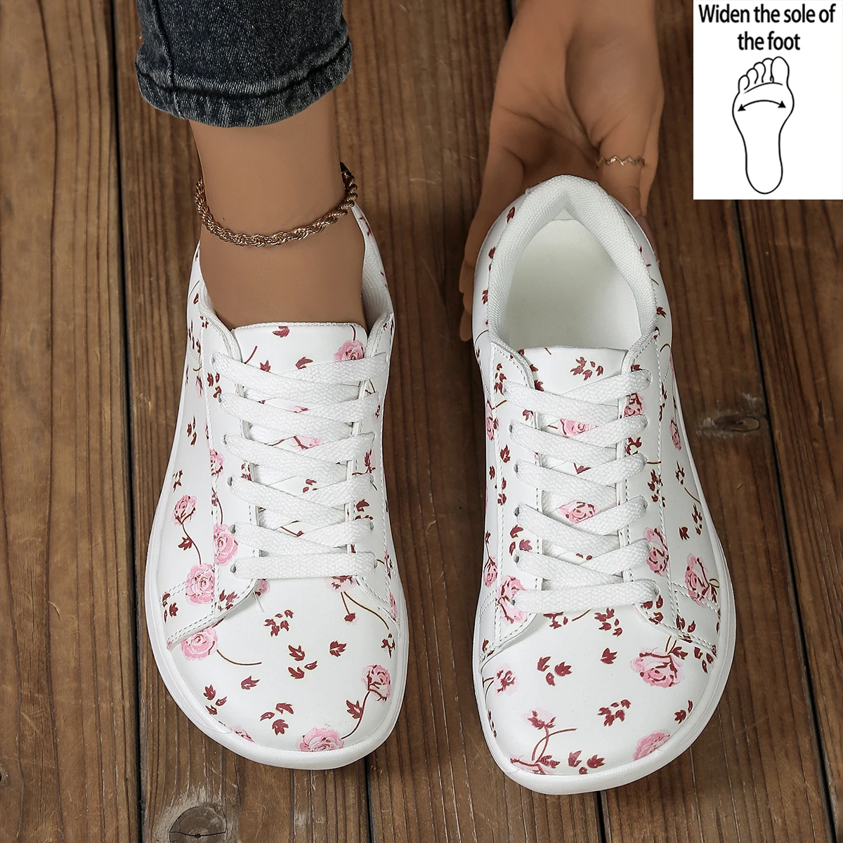 tenis-feminino-minimalista-de-couro-com-sola-macia-e-cadarcos-frontais-para-uso-casual-ao-ar-livre