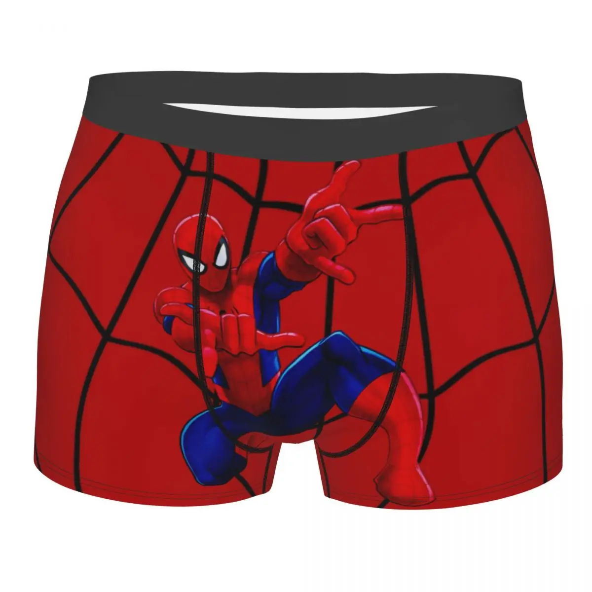 Custom Spider Man Boxer Shorts For Men 3D Printed Underwear Panties Briefs Breathable Underpants