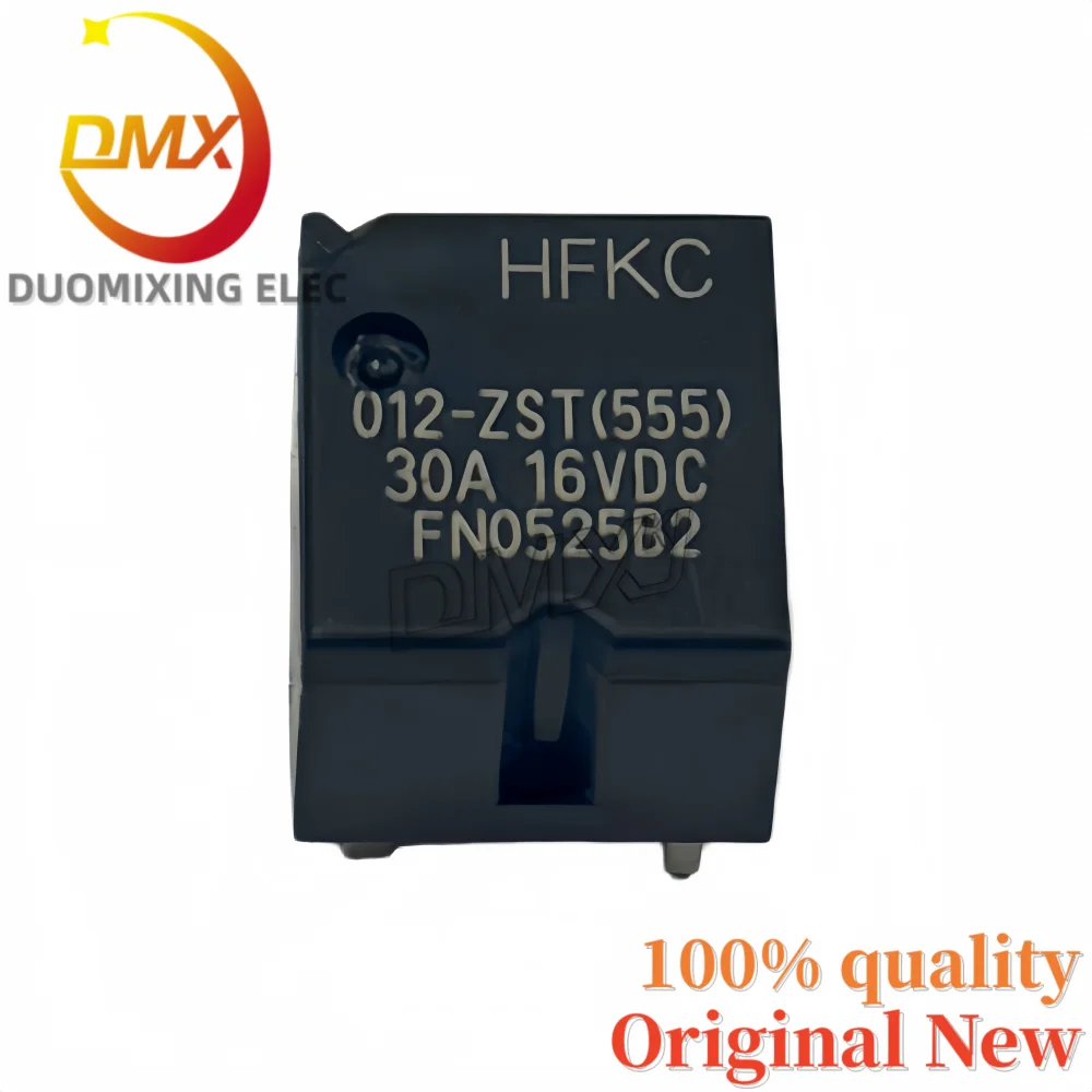 10PCS/LOT 100% New Automotive Relay HFKC-012-ZST(555) 5-Pin 30A 16VDC Open and Close