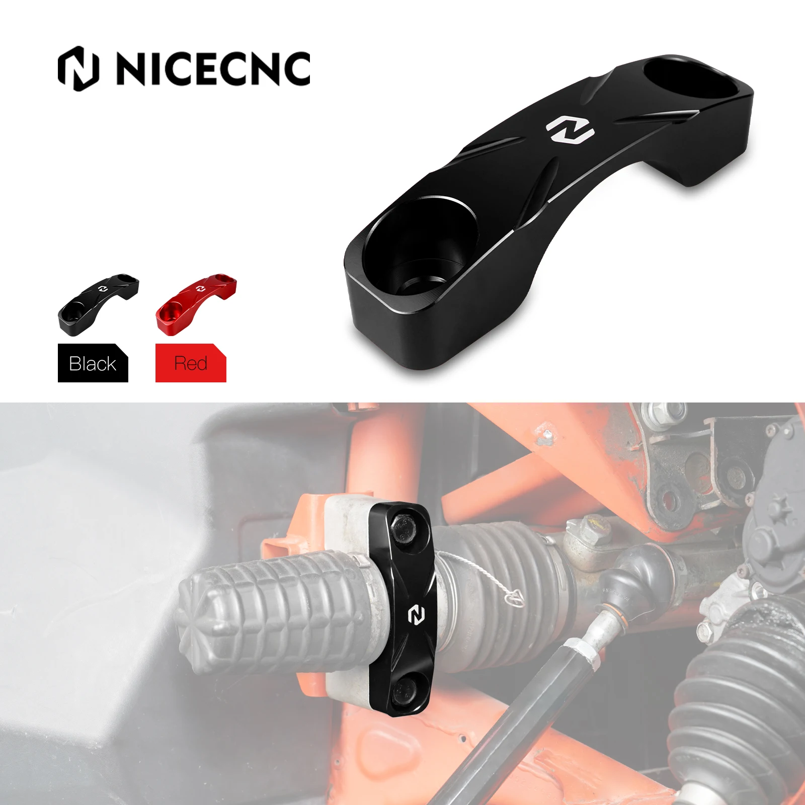 

NICECNC UTV Aluminium Steering Rack Mount Plate For Can Am Maverick X3 Max R RR 4x4 2017-2021 709402021