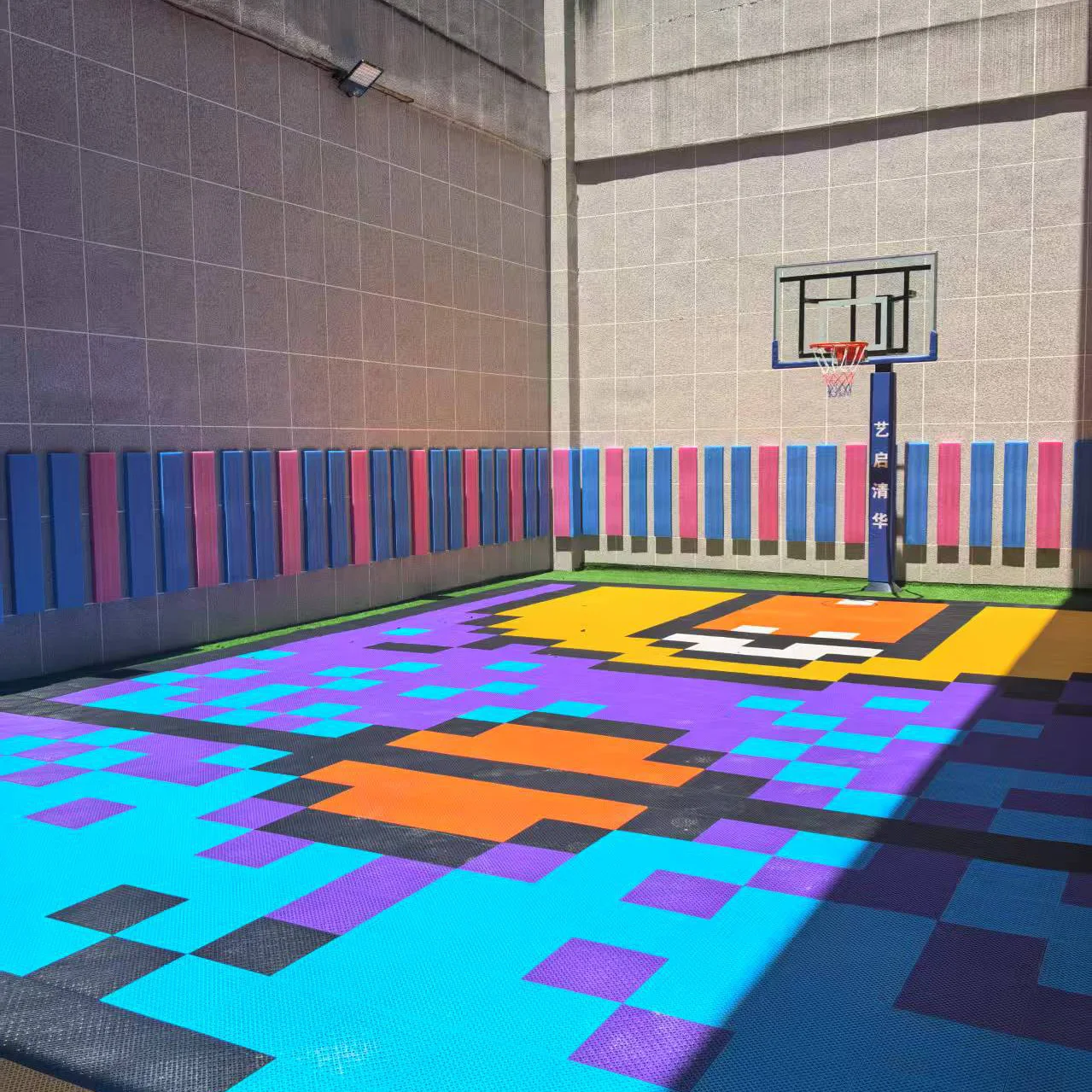 Multipurpose Outdoor Pickleball Court Flooring PP Interlocking Sports Click Install System