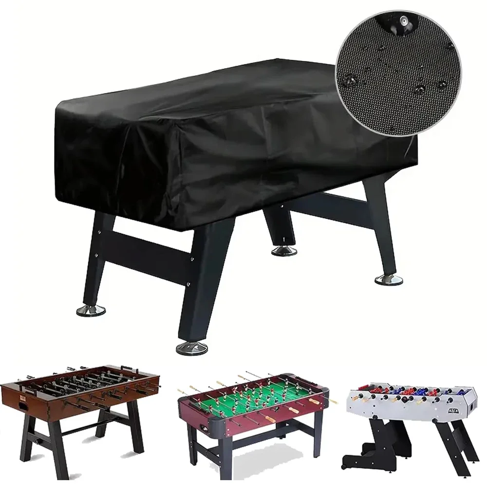 420D Outdoor Foosball Table Cover Waterproof Dustproof Universal Rectangular Patio Billiard Football Game Table Protection Cover