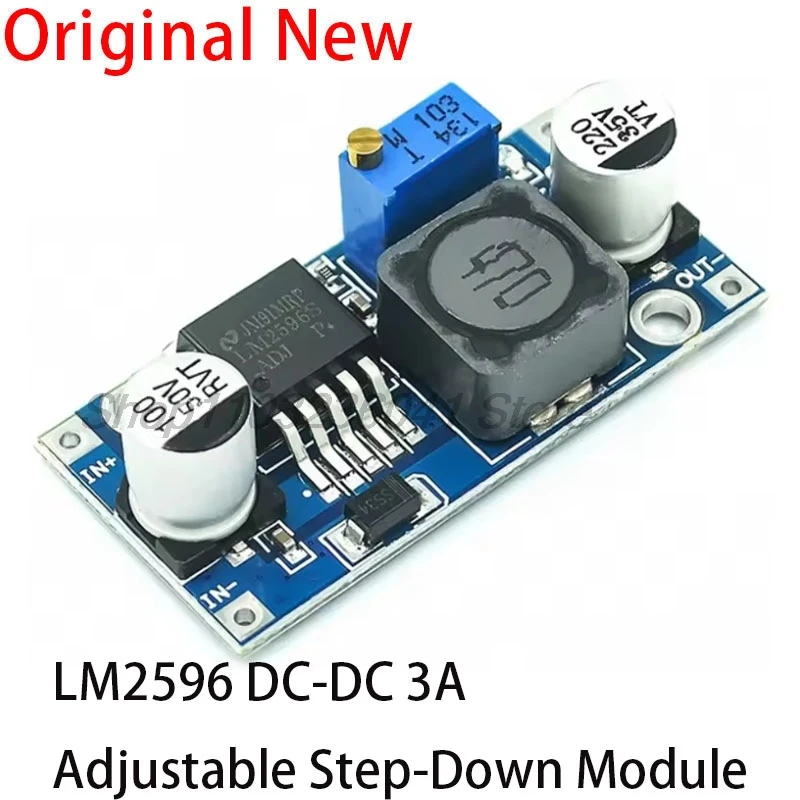 LM2596 Buck Converter DC to DC Converter High Efficiency Voltage Regulator 3.0-40V to 1.5-35V Buck Converter Adjustable Module