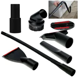 6 PCS Vacuum Nozzle Suction Brush Head For 35mm 1 1/4in 1 3/8in Vacuum Cleaner Accessories Cleaning Kit Brush Crevice Tool