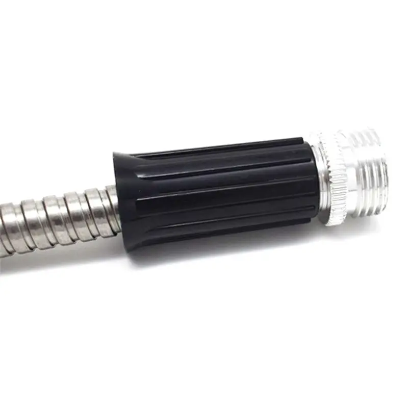 PZHI 25 Ft Garden Hose, 304 Stainless Steel Metal Water Hose, Flexible Lightweight for Tangle Free Rust Proof, Non Kinking,