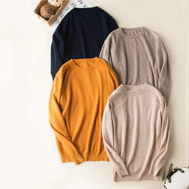 

Cashmere Cotton Blended Sweater Men Jumper 2026 Autumn Winter All-match Warm Jersey Hombre Pull Homme Knitted Pullovers