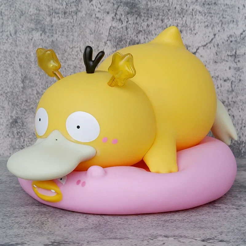 

Kawaii Anime Pokemon Psyduck Light Emitting Large Lying Duck Action Figures Pvc Model Collectible Toys Doll Decoration Gifts