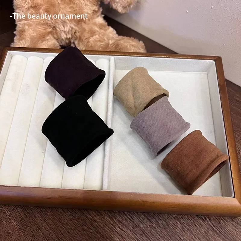 Ikat Rambut Elastis Tinggi untuk Wanita, Masker Kulit Sensitif, Ikat Rambut Model Marquetail, Ikat Rambut Bola, Karet Rambut, Aksesoris Rambut