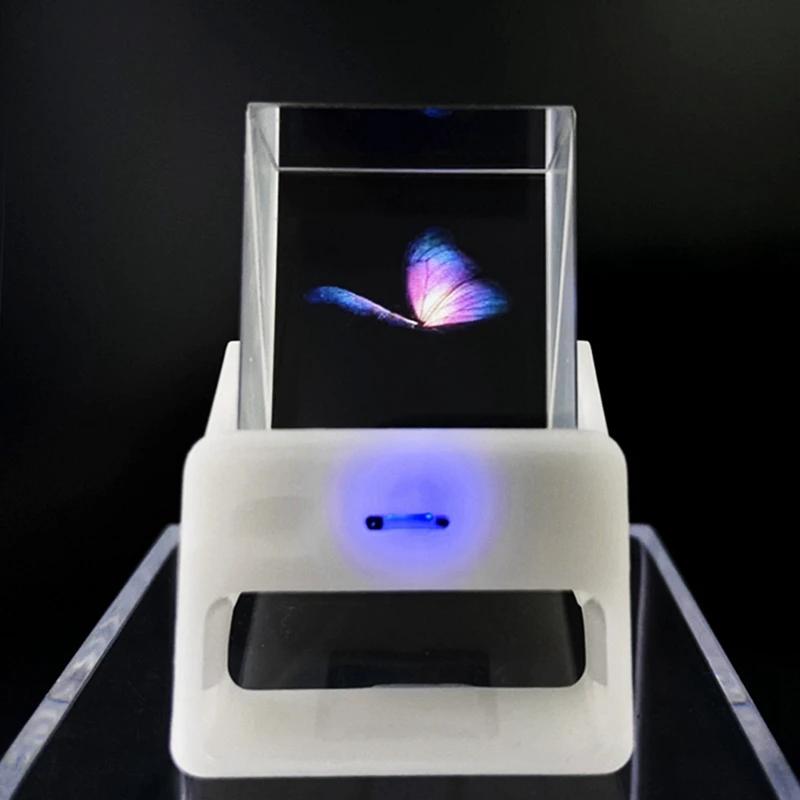 1.33-Inch Semi-Transparent Projection TV WIFI Temperature Humidity Weather ESP32-S3 Aida64 Sub-Screen Holographic Screen A