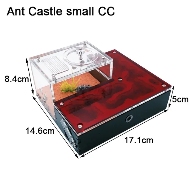 Ant Queen Breeding Area Anthill Castle Ant House Ant Farm with External Water Tower