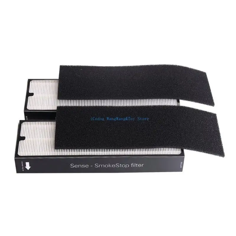 

MOLF 2 Pieces Plastic Air Purifier Filter HEPA Filter Replacement Air Cleaners Filter Replacement Filter for Blueair