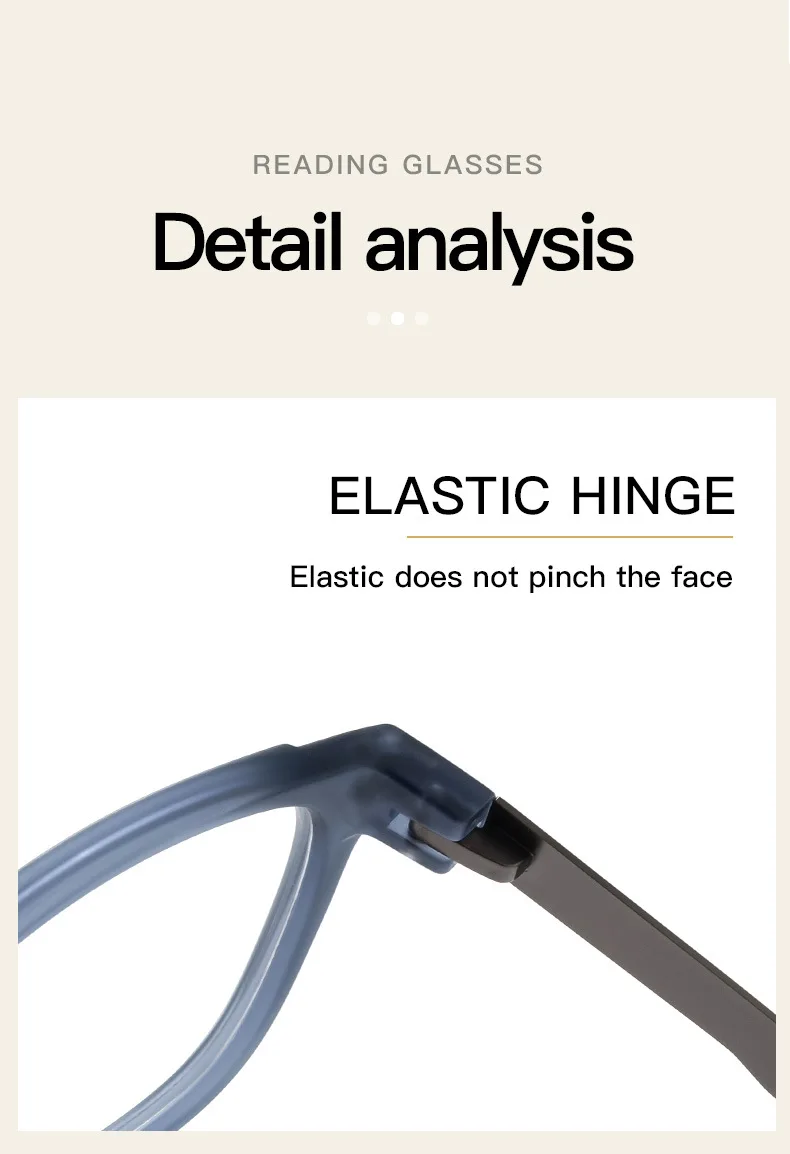 JMISUS Fashion Unisex Progressive Sports Glasses TR Square Round Frame Multifocal Prescription Lenses Multiple Colors