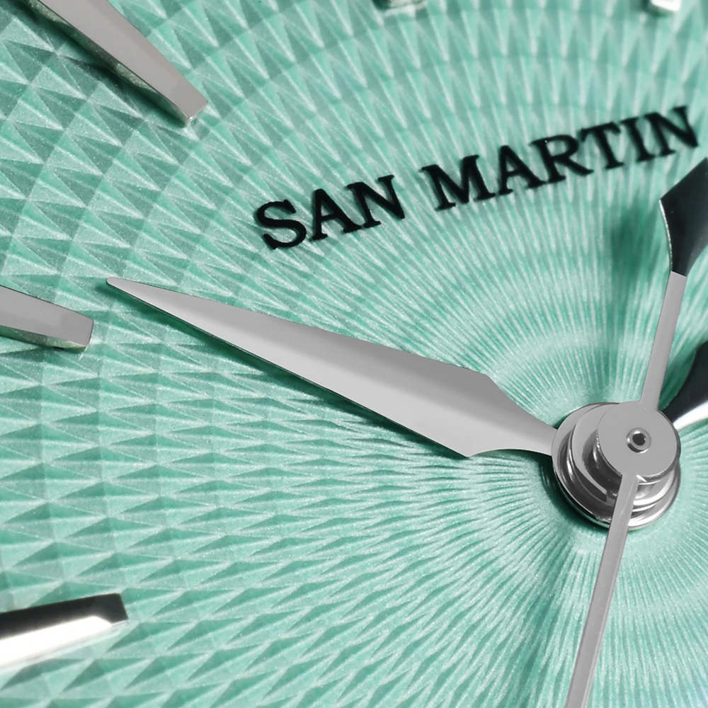 San Martin 37mm Dress Men Watch ST1812 Automatic Movement Luxury Steel Mechanical Watches Couple Gifts Waterproof 10Bar SN0110