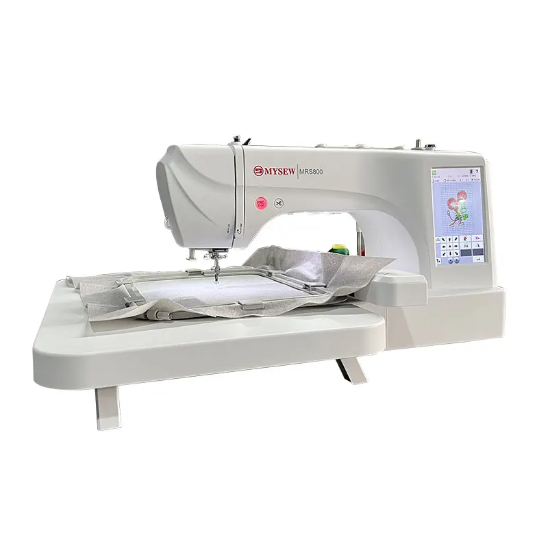 Computer Automatic Mini Portable Household Computerized Sewing MRS800 Embroidery Machine Mrs 800 300a Home Business AA