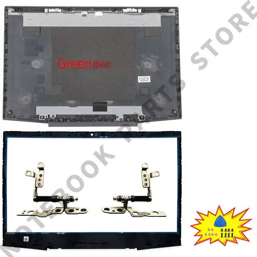 Funda trasera superior para Pavilion Gaming 15-CX 15T-CX TPN-C133 15-cx0056wm L20313-001 cubierta verde/plateada/púrpura/bisel/bisagras