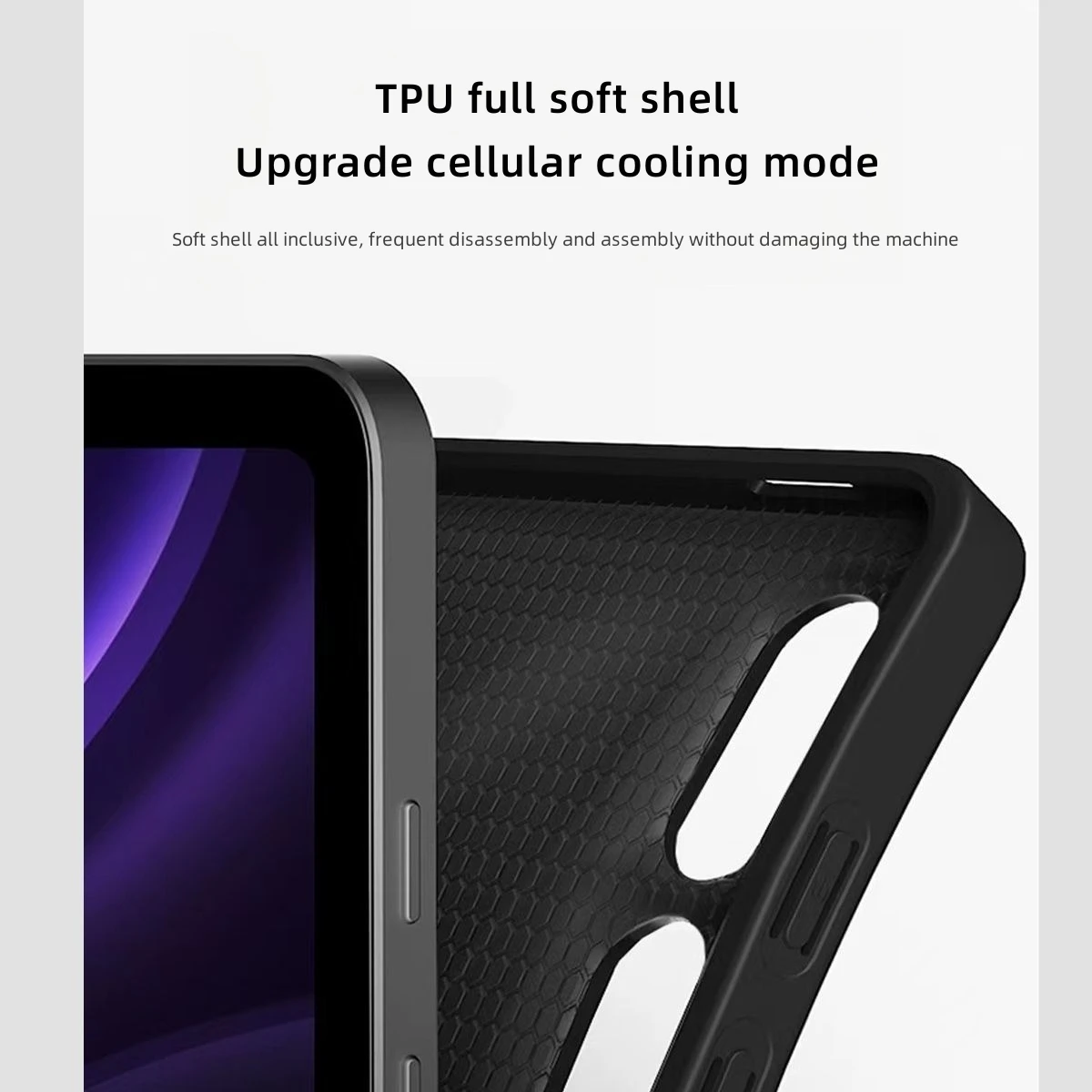 

Silicone Case for Samsung Galaxy Tab S10 S9 FE S8 S7 Ultra Plus S6 Lite A9 Plus Cover With Pencil Holder Soft TPU Tablet Shell