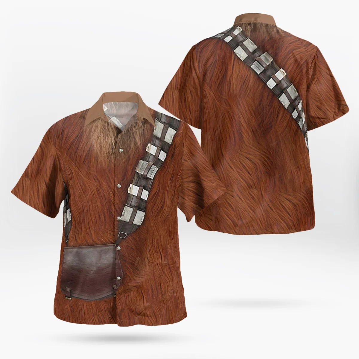 Chewbacca Cosplay Costume Hawaiian Shirt 3D Men/Women T shirt New Fashion Short Sleeve Tshirt Summer Streetwear Unisex Tee Tops