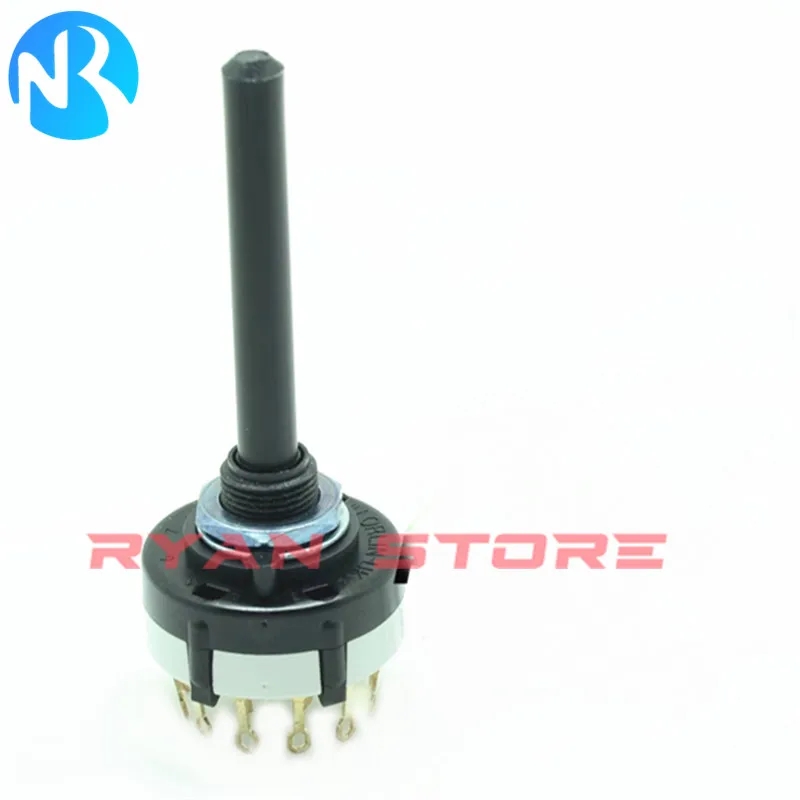 2PCS Plastic Rotary SR261 Band Switch 1Pole 12 Position Handle Length 38MM Axis Band Switch 261MM 1 2 3 4 Pole 12 6 4 3 Position