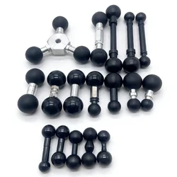 1 inch 25mm Ballhead to 13mm 15mm 17mm Adapter Dual Ball Mount Holder Transfer for Gopro Action Camera Smartphone GPS Bracket