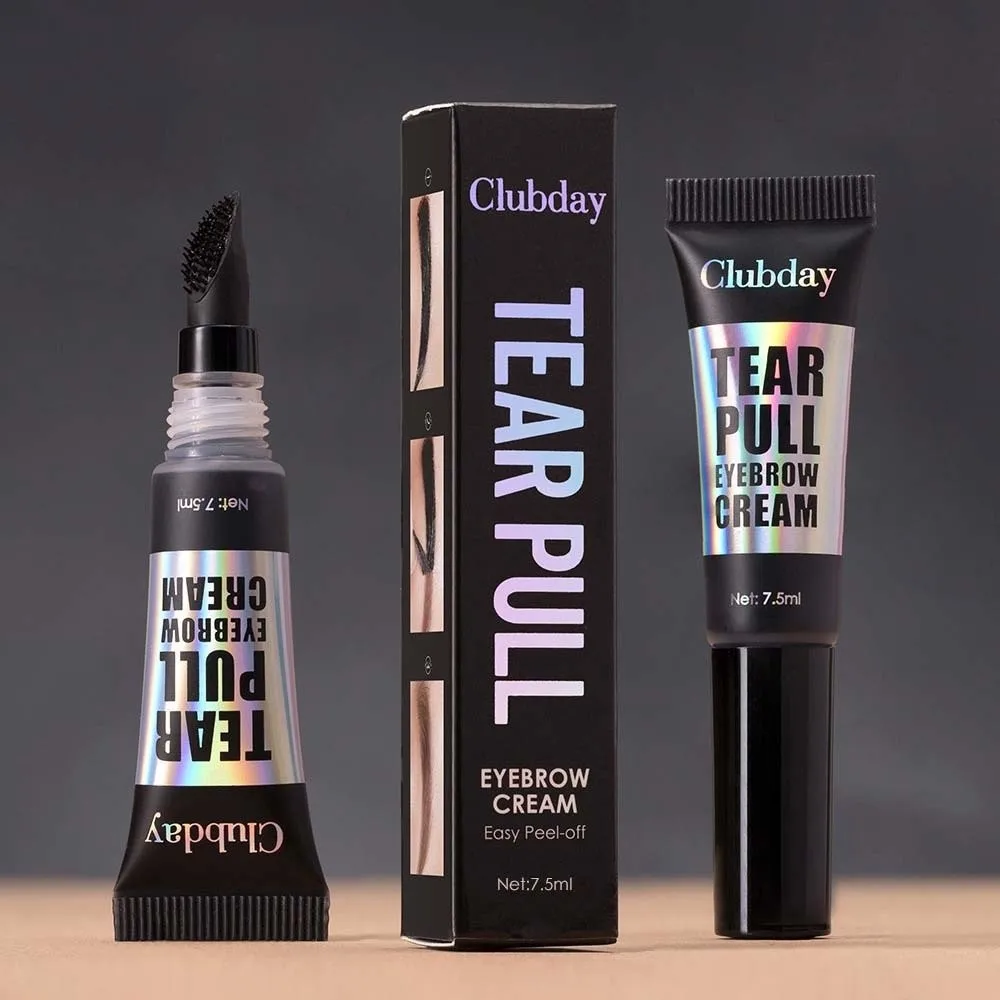 Gemakkelijk aan te brengen Langdurige Peel-off Wenkbrauwcrème Make-up Olie Afscheurbare Wenkbrauwgel 7,5 ml Waterbestendig Wenkbrauwcosmetica Banket