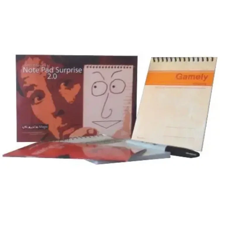 

Props Note Pad Surprise 2.0 Magic Tricks Close Up Magic Accessories Gimmicks Illusions Stage Magic Magician Pads Funny Games