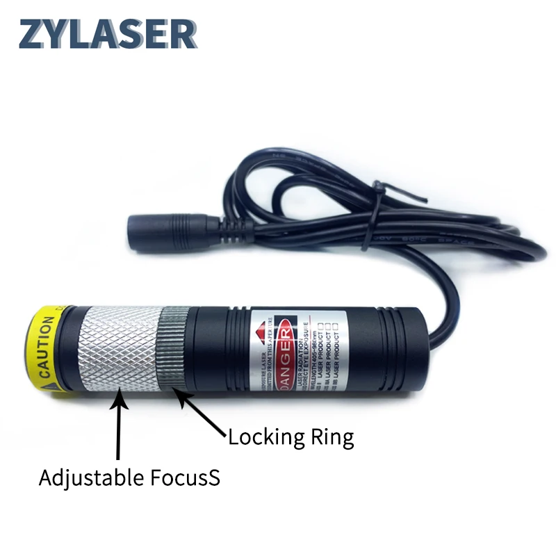 Focusable Waterproof Dot/line/Cross Line 850nm Infrared IR Laser Module Invisible Laser (Free with Bracket and Adapter)