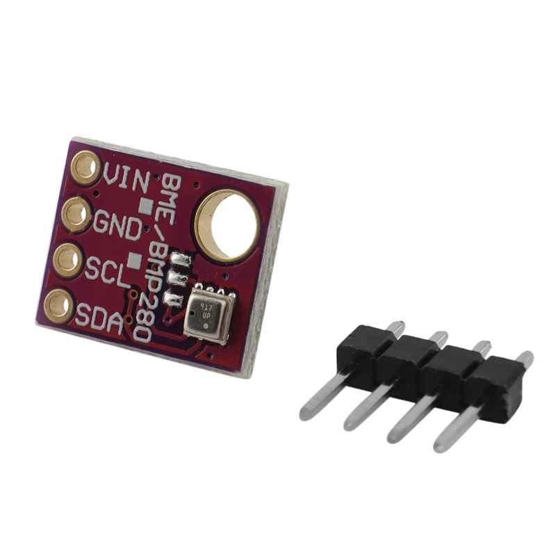 Imagem -02 - Módulo de Sensor de Pressão Barométrica Digital Temperatura Umidade I2c Spi 1.85v Bme280 5v