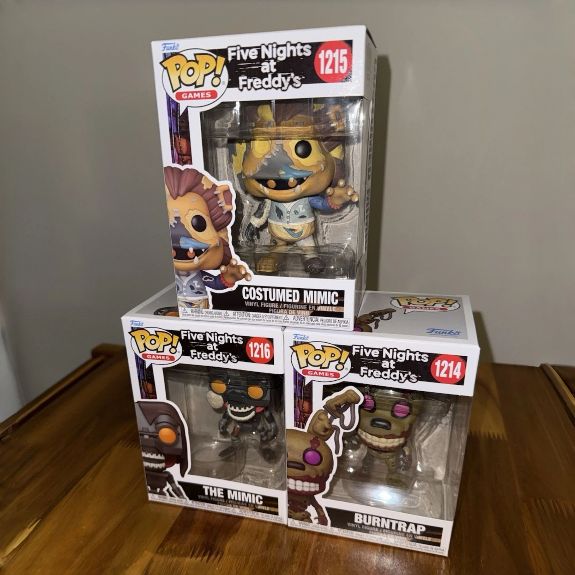 

Five Nights at Freddys Figure Burntrap＆Costumed Mimic Funko Pop Official Licensed Limited Edition Statue Gift for Fans Toys