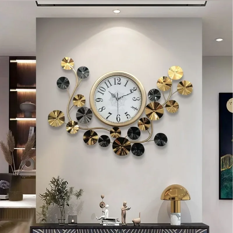 

Wall Clock, Living Room, Fashionable Clock, Simple Wall Watch, Home Decoration, Wall Mounted Electronic Quartz Clock