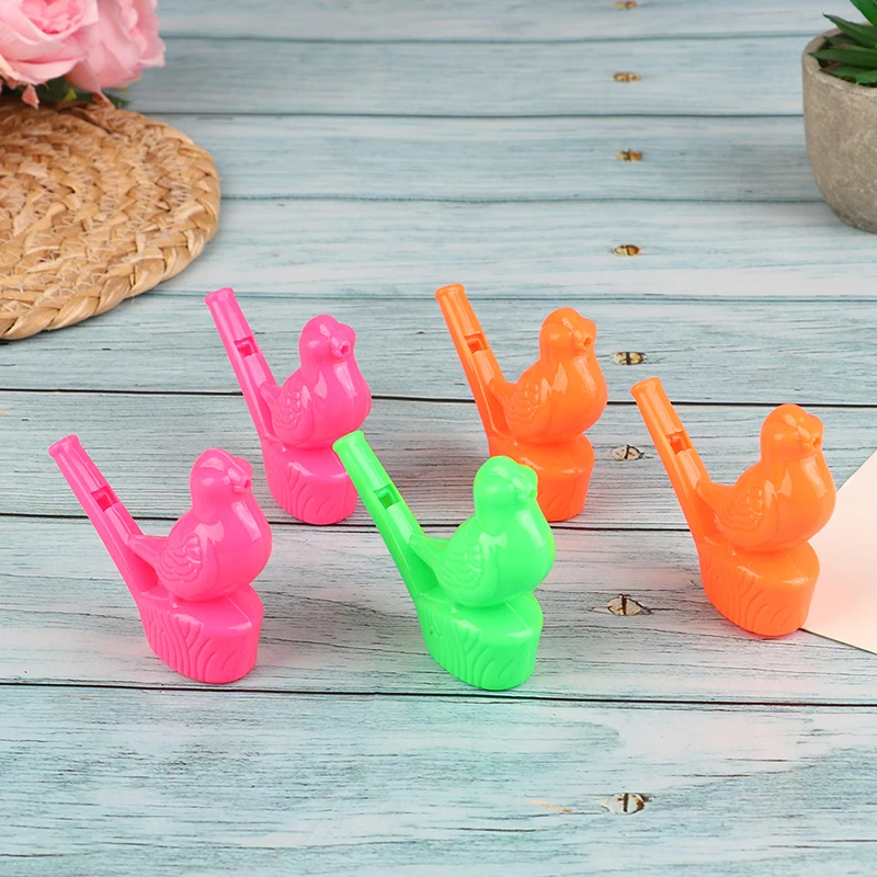 5Pcs/set Kawaii Random Water Bird Whistles Toys For Kid Birthday Party Favors Goody Bags Giveaways Pinata Class Treasure Box