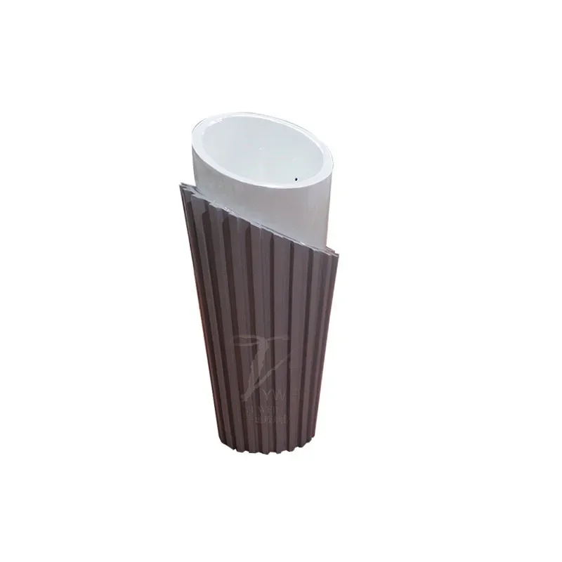 

FRP Commercial Beauty Flower Tool Gear Flower Pot Combination Seat Oblique Planting Box Outdoor Landscape