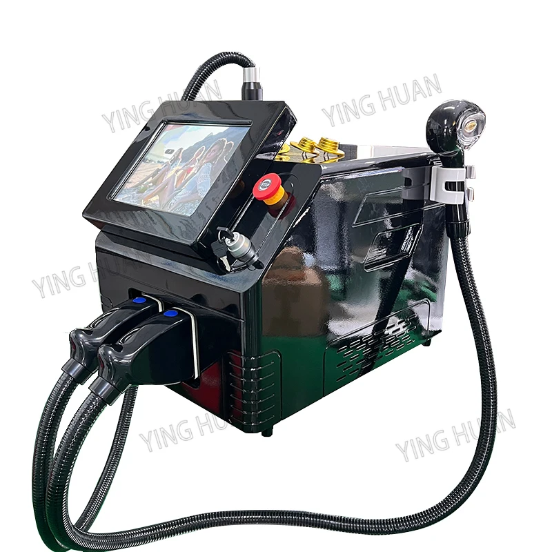 3000W 808 diode Laser permanent Portable 2 in 1 picosecond laser tattoo removal and hair removal switched machine