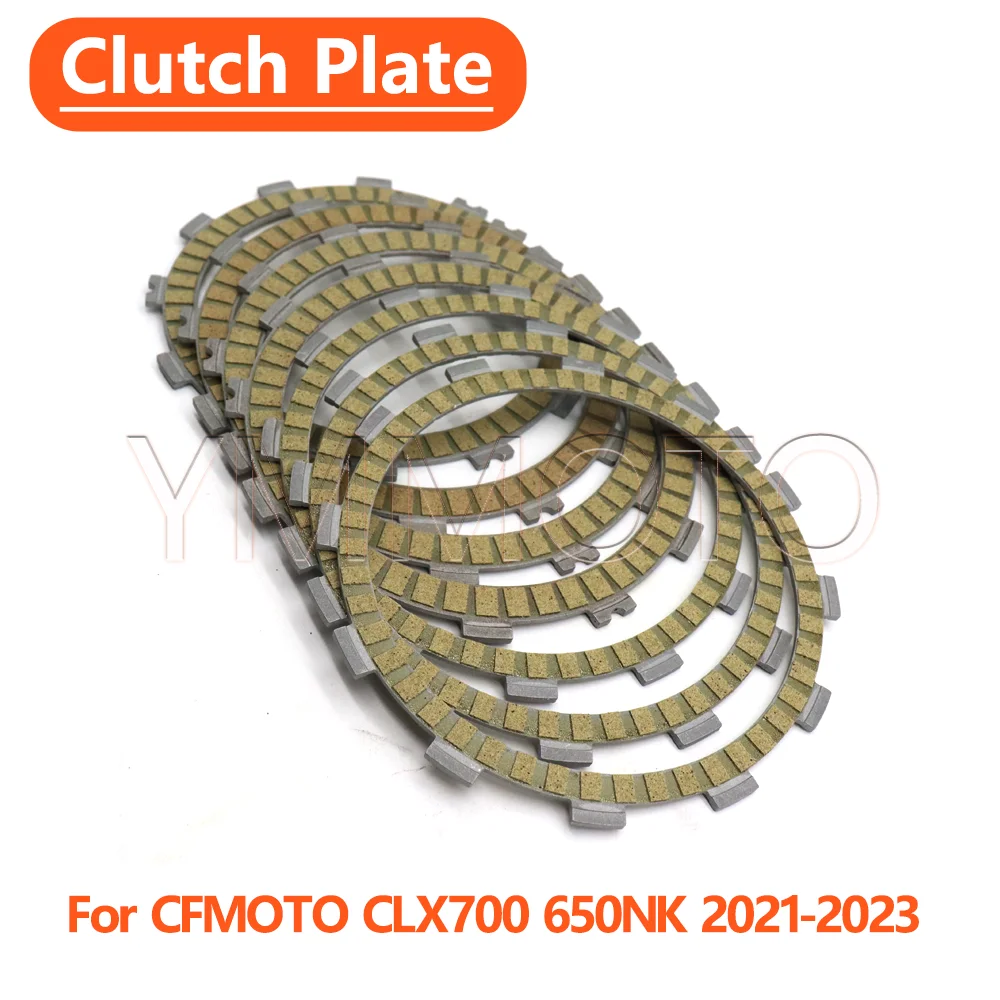 

For CFMOTO CF CLX700 650NK CLX 700 650 NK 2021 2022 2023 Motorcycle Clutch Plates Friction Steel Disc Kits Accessories