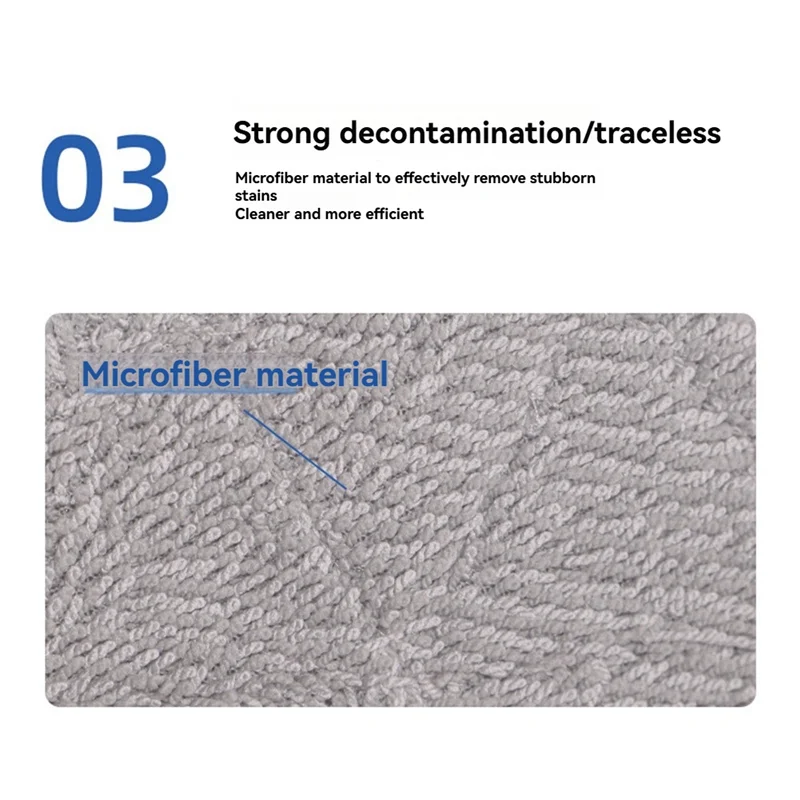 A24P 20 Pcs Cleaning Cloth For Ecovacs X1 T10 T20 For Dreame S10 S20 X10 X20 X30 Sweepers  Accessories