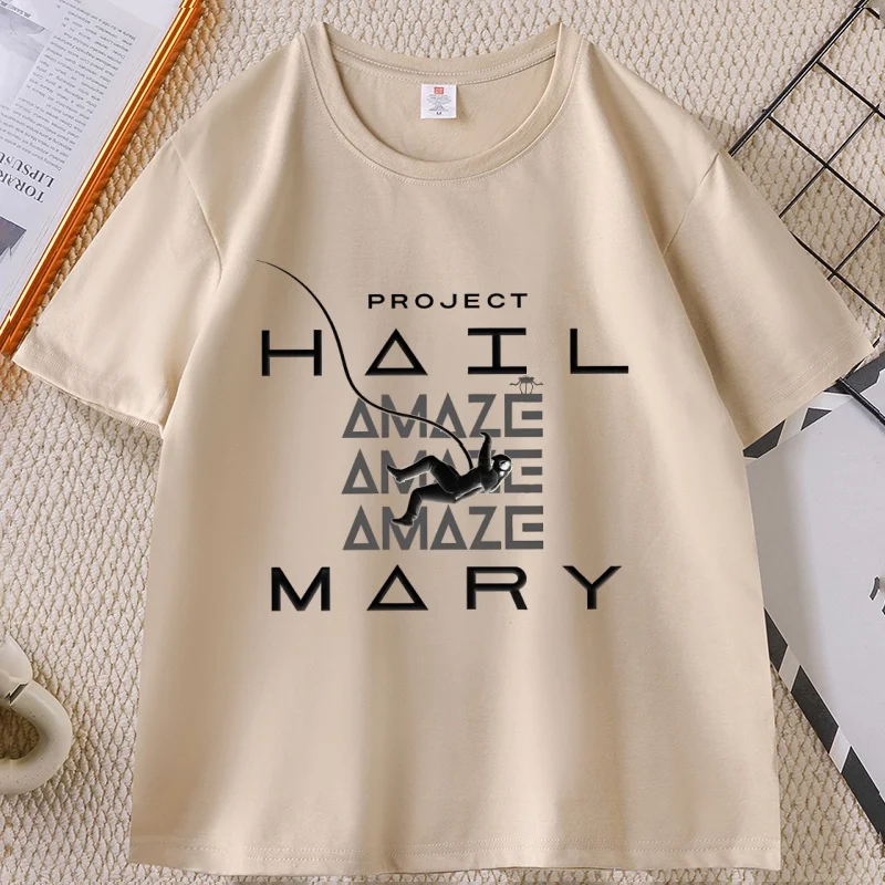 

Project Hail Mary Rocky T-shirt for Men Women Rocky Amaze T Shirt Casual Cotton Short Sleeve Round Neck Tshirt Man Clothing