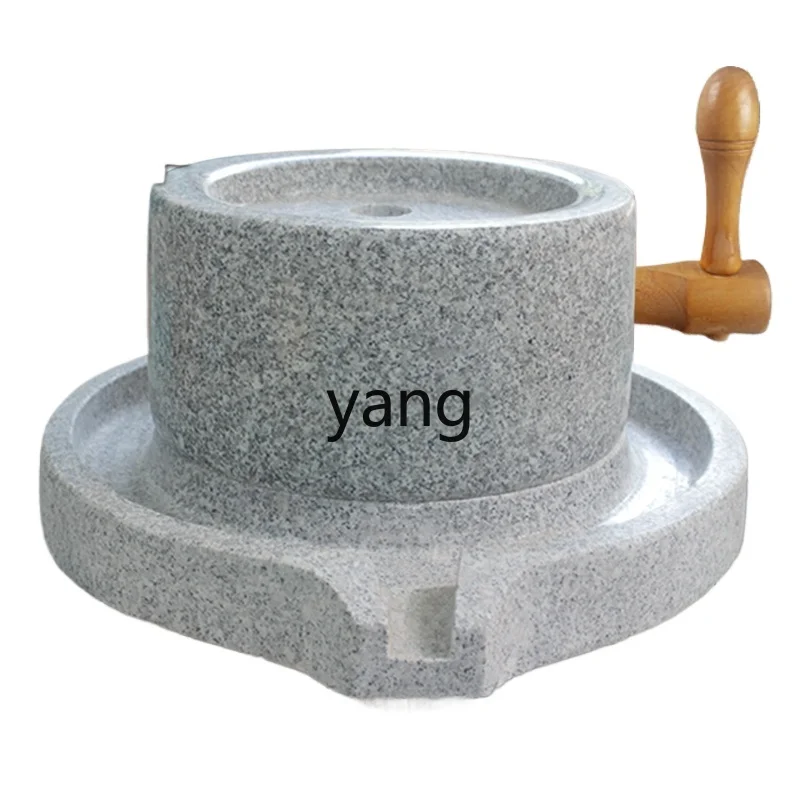 LH ， natural hemp stone carving handmade household and commercial old stone grinding rice flour soy milk grinding machine