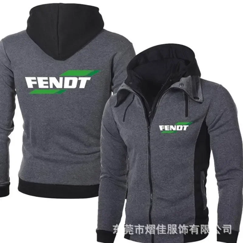 2023 New FENDT Men's Clothing Sweatshirt Casual Male Jacket Fleece Warm Hoodies Quality SportWear Harajuku Outwear