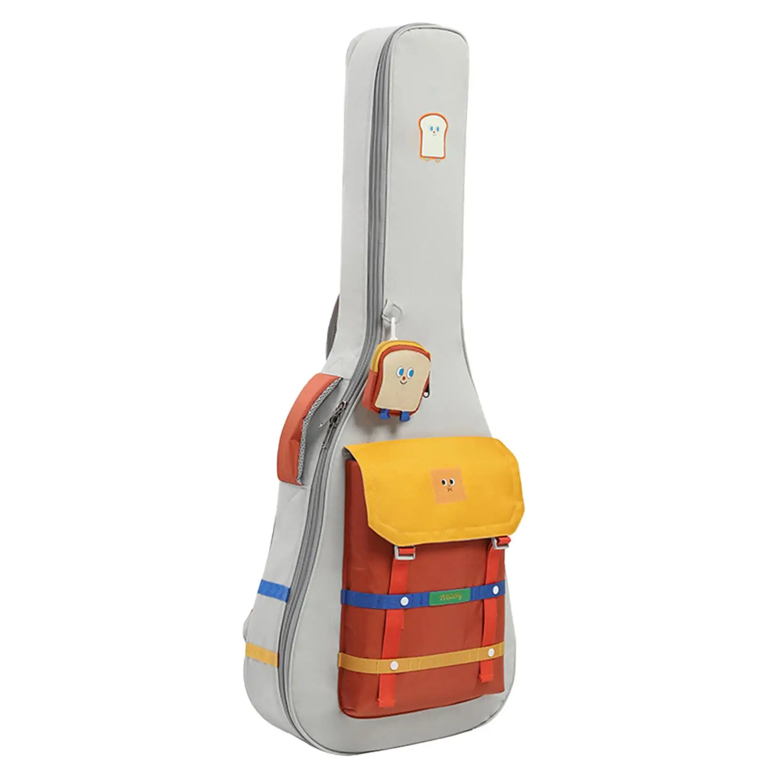 Acoustic Guitar Bag Adjustable Shoulder Strap Padded Waterproof Guitar Travel Case Guitar Backpack Gig Bag for Acoustic Guitar