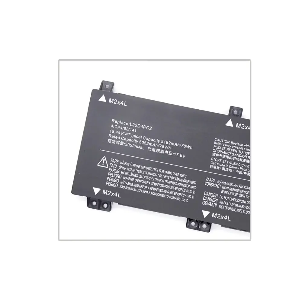 15.44V 78Wh 5182mAh L22D4PC2 L22C4PC2 L22B4PC2 L22M4PC2 Laptop Battery For Lenovo LOQ 16APH8 16IRH8 Legion Slim 5 16APH8