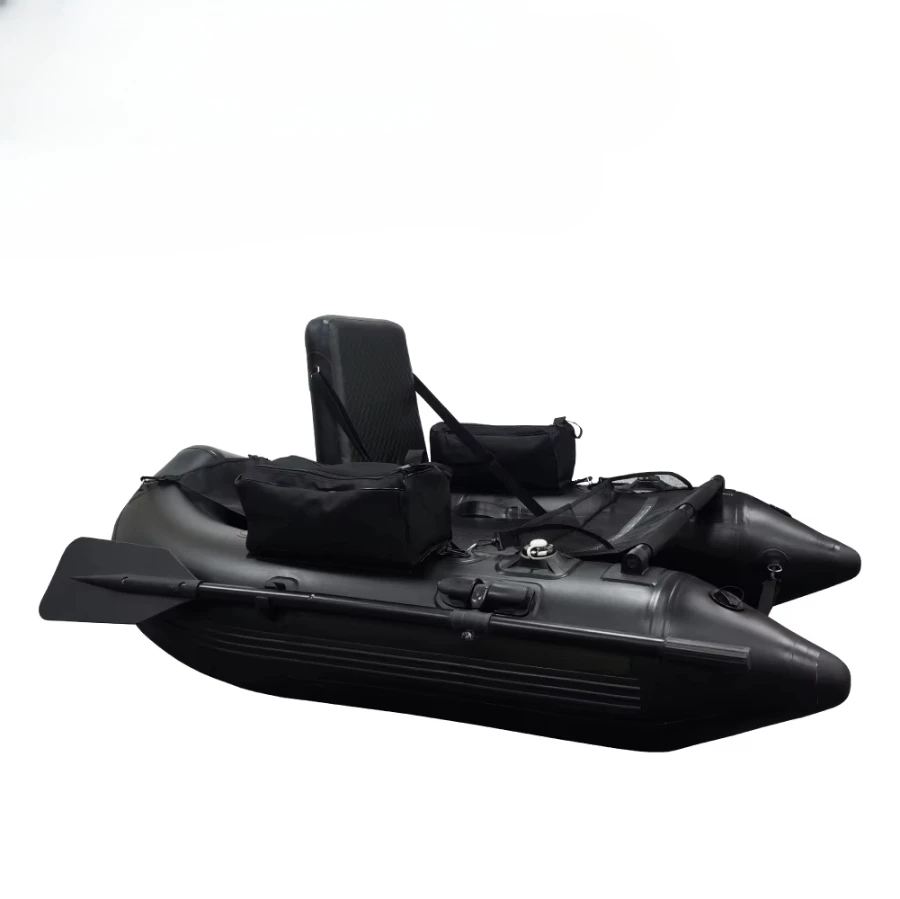 For PVC Plastic Belly Boat Inflatable Float Tube 170cm Fish Boats for Sale