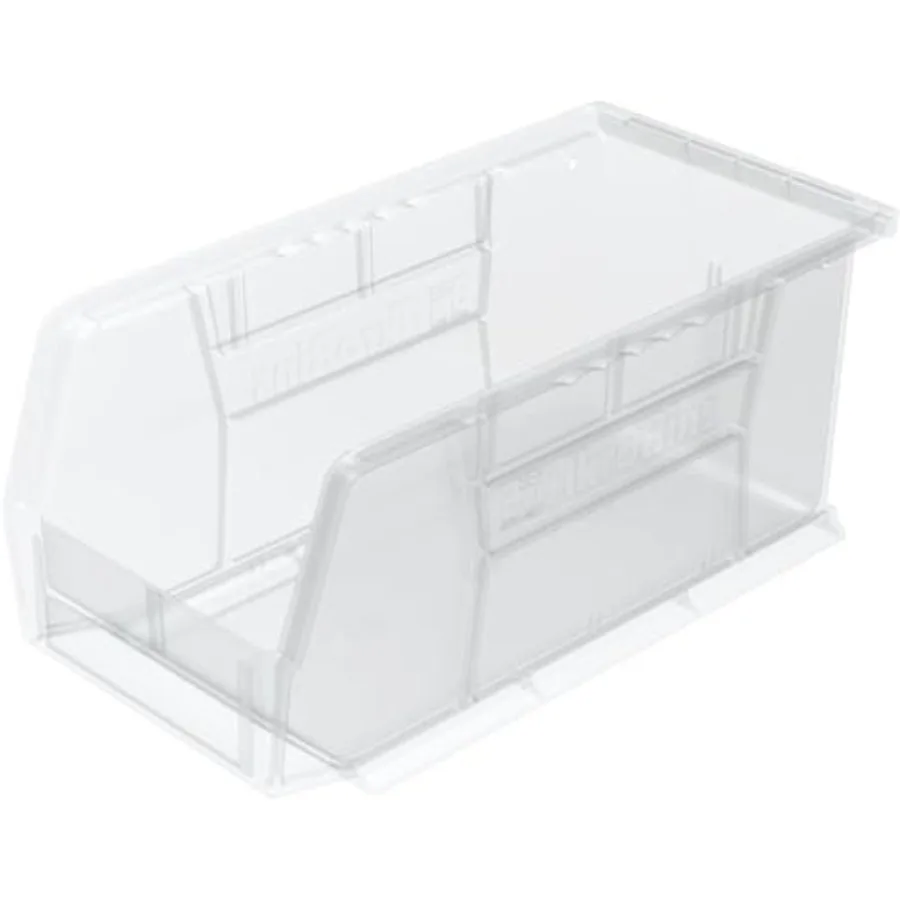 

30230 AkroBins Plastic Storage Bins, Space-Saving Stackable Bins for Garage, Pantry, Craft Organization, 11" x 5" x 5",,12-Pack