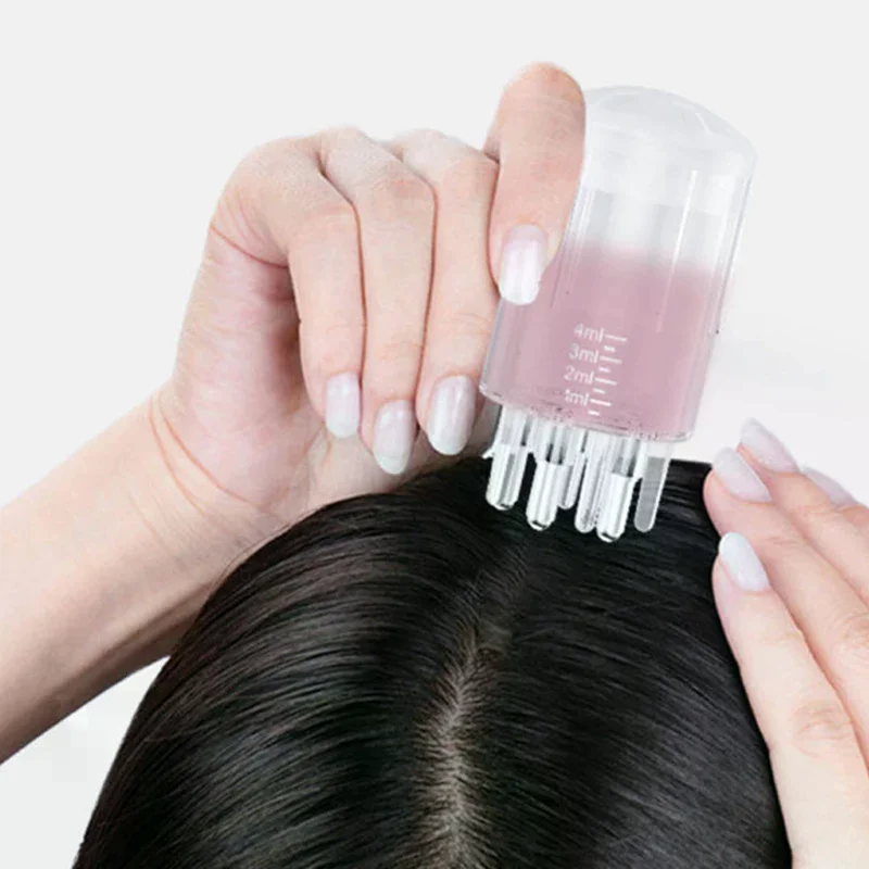 New Scalp Applicator Liquid Comb For Hair Scalp Treatment Essential Oil Liquid Guiding Massager Comb Hair Growth Serum Oil Apply