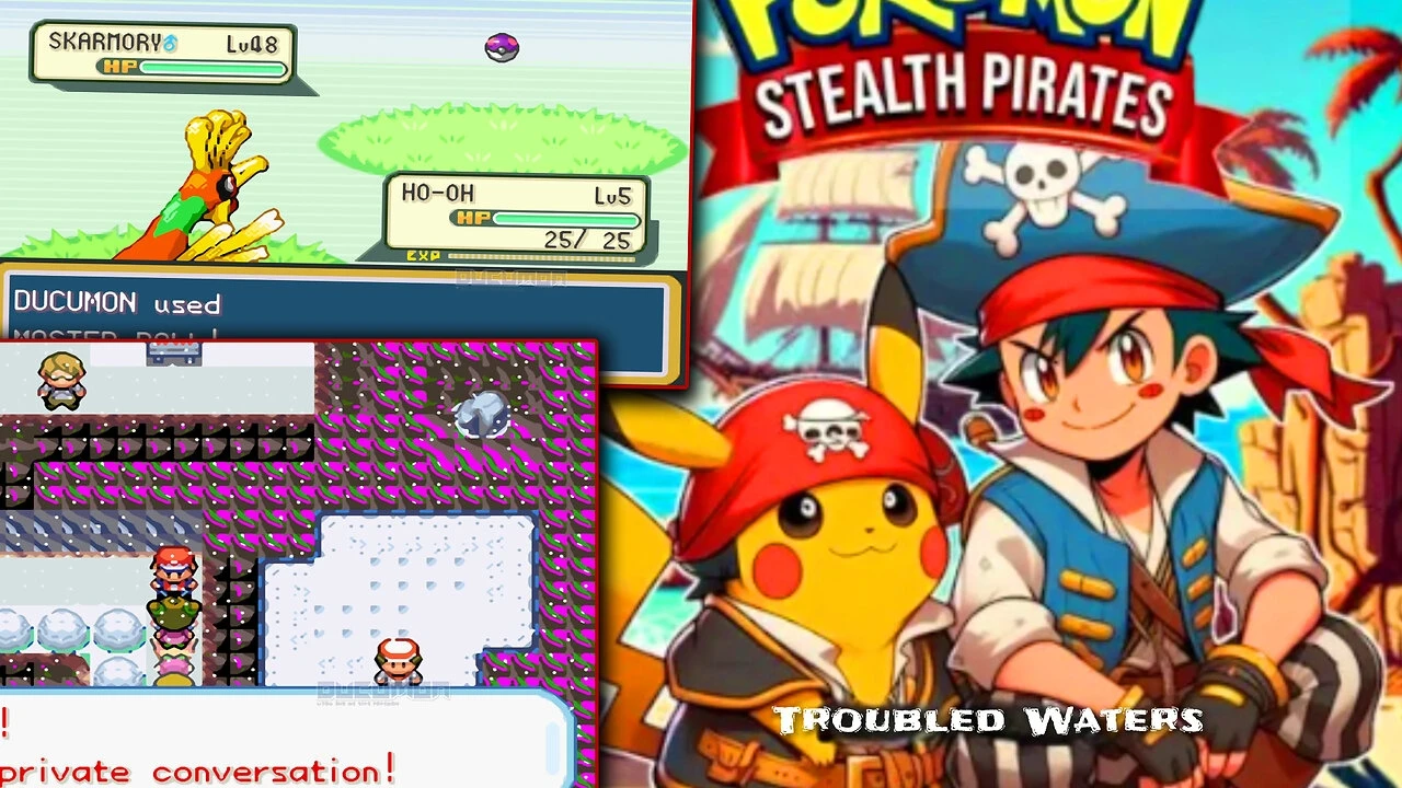 Karta do gry angielskiej GBA Pokemon Stealth Pirates