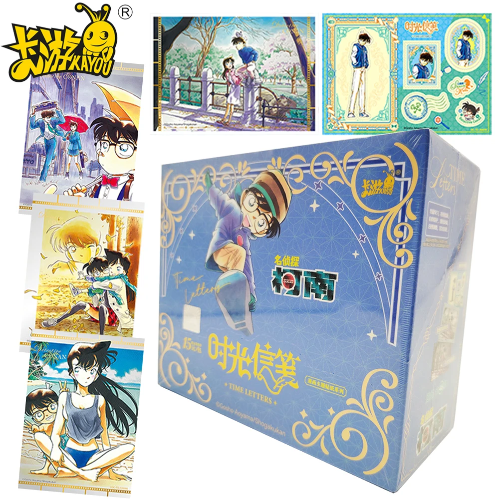 New Genuine Kayou Detective Conan Collection Card Fans' Like Anime Characters Hattori Heiji Furuya Rei Creative Sticker Card Toy